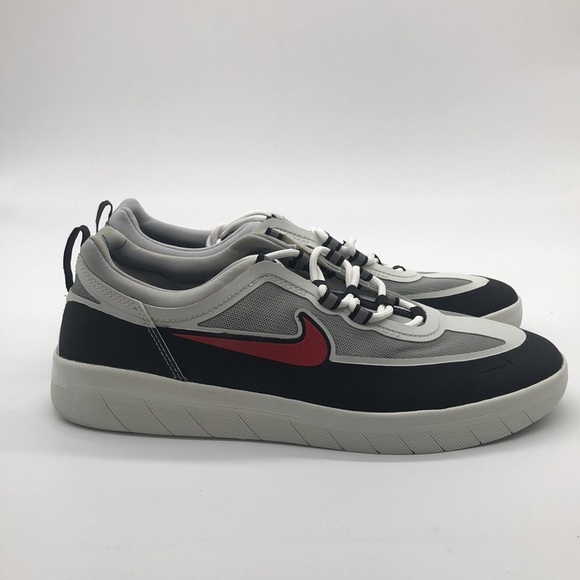 Mens Nike SB Nyjah Free 2 Black Sport Red BV2078-002 new with box - Picture 4 of 7